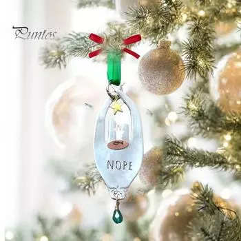 1/4 шт. вилка рождественские украшения ручная работа Святое семейство вилка рождественские елочные украшения религиозные подвесные украшения A