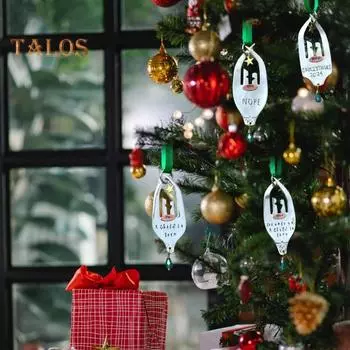 1/4 шт. вилка рождественские украшения ручная работа Святое семейство вилка рождественские елочные украшения религиозные подвесные украшения A