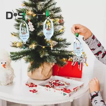 1/4 шт. вилка рождественские украшения ручная работа Святое семейство вилка рождественские елочные украшения религиозные подвесные украшения A