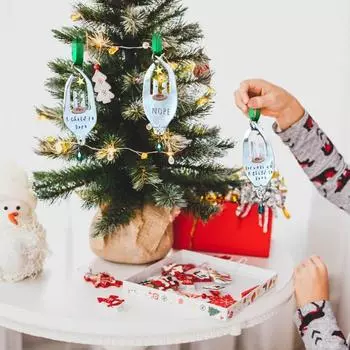 1/4 шт. вилка рождественские украшения ручная работа Святое семейство вилка рождественские елочные украшения религиозные подвесные украшения D