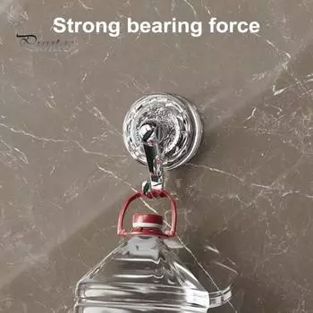 1/4 шт. винтажный крючок с присоской Ripple, сверхпрочный крючок с присоской для душа, кухни, спальни, офиса, органайзера 1pc разноцветный