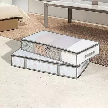 1/4 шт. влагонепроницаемые сумки для хранения одежды с укрепленными ручками прозрачный дизайн легкая идентификация двойной 4pcs