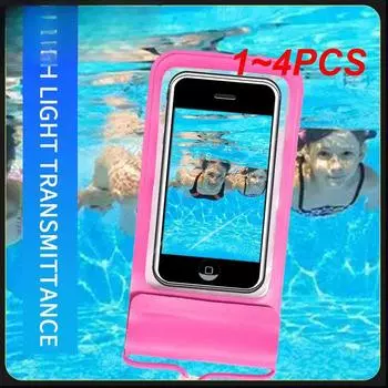 1~4 шт. водонепроницаемый чехол для телефона, защитный чехол для подводного использования, универсальная водонепроницаемая сумка для сотового телефона
