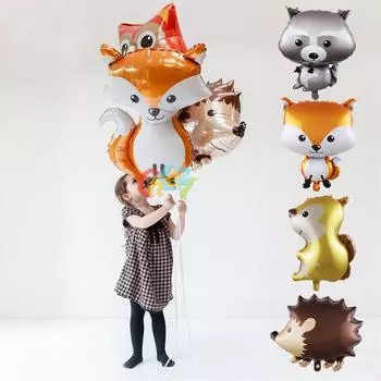 Надувные игрушки из фольги, для детей Fox