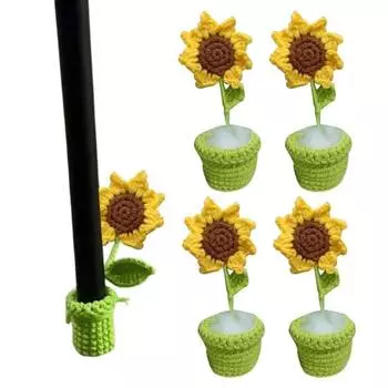 1/4 шт. вязаный крючком чехол на ножку стула с цветком, ручная работа, вязание белого цветка, универсальная мебель, диван, стол, ножки, рукав, защита для пола 1pc