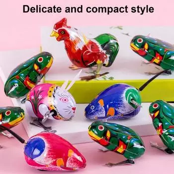 1/4 шт. заводная игрушка-животное ностальгическая винтажная детская взрослая заводная пружина металл Frog