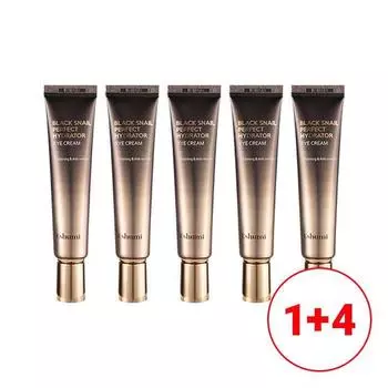 1+4 событие Eshumi Black Snail Perfect Hydrator Eye Cream 40 мл (5 шт.) - Против морщин и глубокое увлажнение