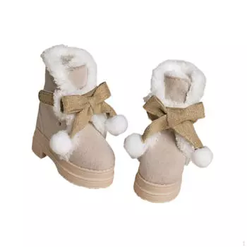 1/4 Женская фигурка Обувь Костюм Аксессуары Зимняя миниатюра для маленьких девочек DIY Крафт хаки