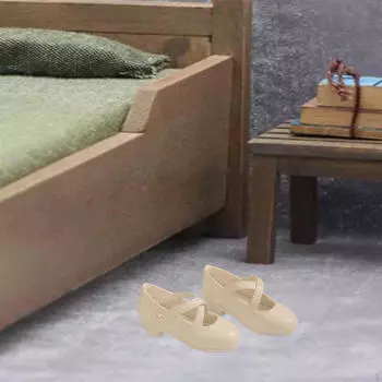 1/4 Женская фигурка обувь PU мода реалистичные прочные BJD кукольные аксессуары высокий каблук мини white