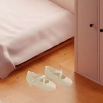 1/4 Женская фигурка Обувь ПУ, прочная, модная, ретро, креативная, кукольная одежда Реалистичная миниатюрная высокая white