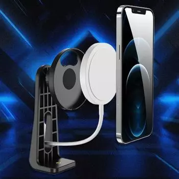 1/4inch Universal Magnetic Wireless Charger Stand Convenient & Hands Free Charging Solution for Phone 12/13/14/15 Series