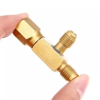 1/4X1/4X1/4\\\ Адаптер типа T 1 шт., глубокий вакуумный SAE Flare