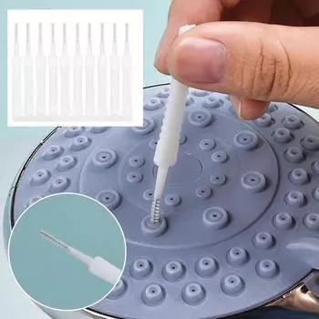 1-500 шт. Щетка для чистки душа, микро-нейлоновая насадка для ванной комнаты, антиблокировочные чистящие средства, аксессуары для ванной комнаты