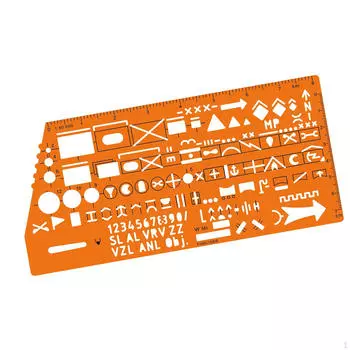 1:50 000 масштабных шаблонов промышленного дизайна, трафаретных аксессуаров, символов