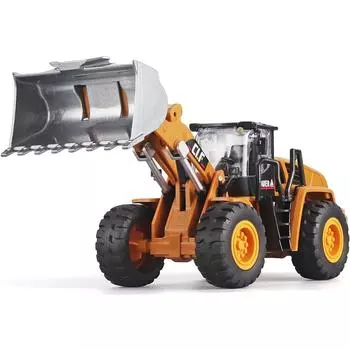 1/50 масштабные игрушки-бульдозер, строительный грузовик, колесный погрузчик, игрушка-бульдозер с имитацией света, модель бульдозера, строительные игрушки для мальчиков 3-5 лет 20.3*7.5*7cm,Bulldozer жёлтый