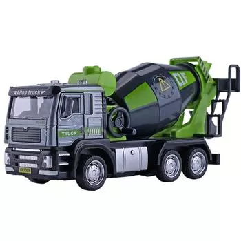 1/50 самосвал из сплава с откатным механизмом, инженерные автомобильные игрушки, игрушки-миксеры, оригинальные подарки в упаковке 1/50:16.5*6.5*5.8cm,Dump зелёный