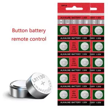 1,55 В AG10/389/LR1130 литиевая батарея батарейки типа «таблетка» для маломощных устройств, электроника (Упаковка 10/20шт.) B