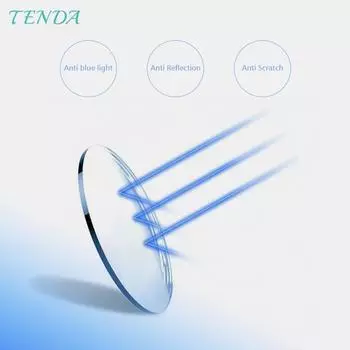 1.56 Single Vision Aspheric Clear Prescription Lenses Blue Light Filter Optical Lens For Computer Reading CHINA
