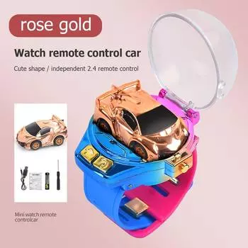 1/58 Rc Car Remote Control Car Watches Rc Car Cartoon Interactive Game For Boys Girls Gift Electric Wrist Racing Watches United States