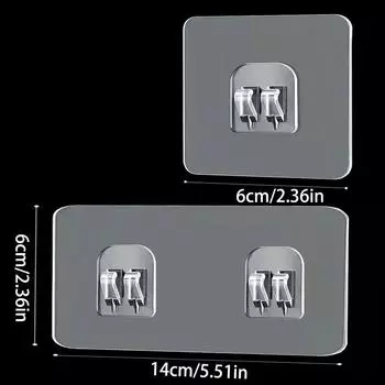1/5/10/20 шт., накладка на стеллаж для хранения в ванной без перфорации, матовая прозрачная пряжка, бесшовная пряжка, когтевая пряжка, крючок, аксессуары 1pcs