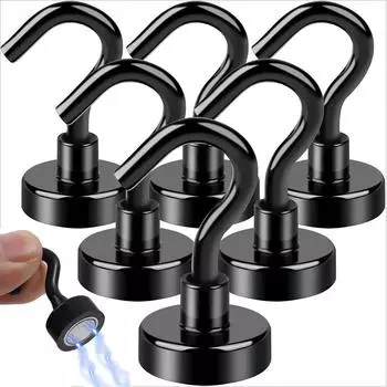 1/5/10/20 шт. прочные магнитные крючки несущий крючок многоцелевое хранилище для дома кухня бар хранение ключ подвесная вешалка 1pc