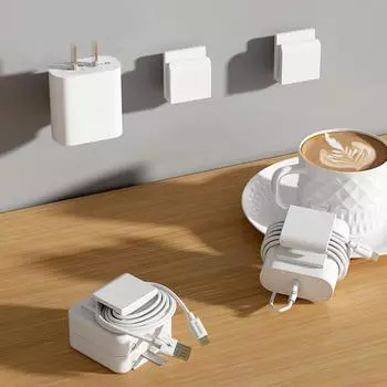 1/5/10 пар многофункциональных крючков, самоклеящиеся настенные крючки без перфораторов, вилка для зарядки телефона, органайзер, держатель для пульта дистанционного управления 1pair белый