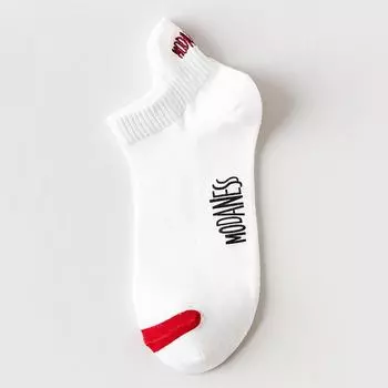 1/5/10 пар женских носков до щиколотки, дышащие, низкие короткие носки, повседневные спортивные, износостойкие, модные, на четыре сезона, уличные, нескользящие носки 1Pair белый