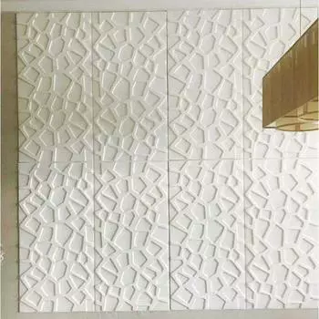 1/5/10 шт. 35*35 см 3D наклейки на кирпичную стену DIY Декор самоклеящиеся водонепроницаемые обои для детской комнаты Спальня Кухня домашний декор стен 1pcs 35*35cm белый