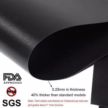 1/5/10 шт 60*40 см антипригарный коврик для гриля для барбекю, коврик для выпечки, противень для гриля, термостойкий, очищенный, кухонные принадлежности для барбекю 10567