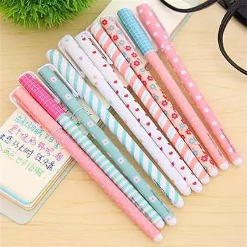 1/5/10 шт. / Компл. Новинка милый мультфильм гелевые чернила ручка канцелярские школьные принадлежности 1PCS