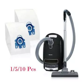 1/5/10 шт. мешки для пыли, детали для пылесоса Miele GN AirClean Miele 3D GN COMPLETE C2 C3 S2 S5 S8 S5210 S5211 3D эффективный пылесборник 1 Pc