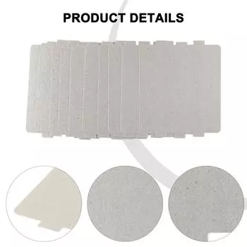 1/5/10 шт. Универсальный лист слюды для микроволновой печи 0,04 мм с изоляционными свойствами для использования в бытовой технике, кухонных принадлежностях