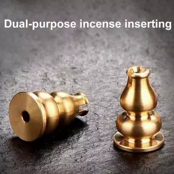 1/5/10Pc Buddhism Sandalwood Lotus Flower Yoga Fragrant Insertion Incense Rack Wire Plug Buddhism