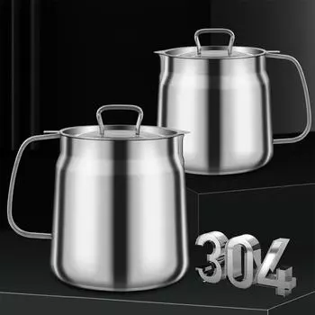 1,5/2 л масляный фильтр-сосуд многофункциональный с корзиной для жарки, контейнер для жира, большая емкость для хранения фритюрного масла