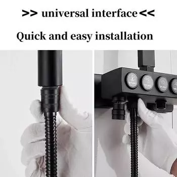 1,5/2 м удлиняемый садовый шланг душевая труба из нержавеющей стали фитинги для дома удлинительные трубы ванная комната черный/серебристый длинный сантехника 1.5M серебряный