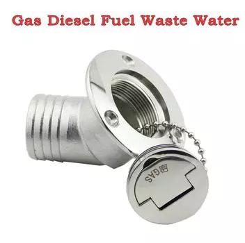 1,5 38 мм/2 50 мм Заливная горловина палубы с ключом ГАЗ ДИЗЕЛЬНОЕ ТОПЛИВО СТОЧНАЯ ВОДА Морская лодочная фурнитура Крышки заливной горловины палубы Нержавеющая сталь 316 No Mark 38mm