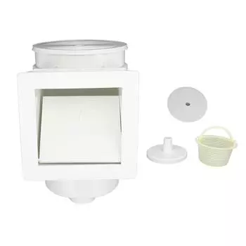 1,5-дюймовая внутренняя резьба для бассейна, широкий скиммер для настенного монтажа на 9,5 л