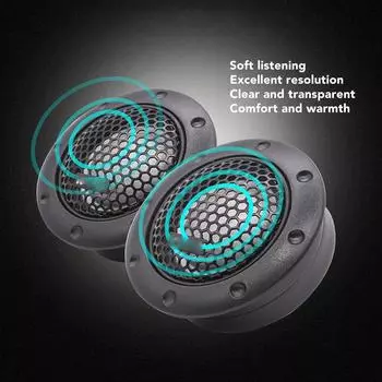 1,5-дюймовый автомобильный звуковой динамик от 12 В до 24 В, высококачественный звук, прочный высокотональный звуковой сигнал, универсальный для автомобиля