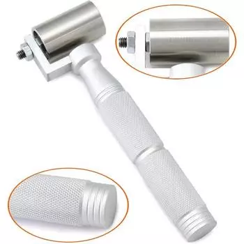 1,5-дюймовый валик из нержавеющей стали для обоев, инструмент для строительства обоев, плоский валик для покраски обоев 1 pack