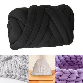 1,5 кг толстой пряжи для объемного вязания крючком 295 дюймов Jumbo Tubular Weight для зелёный