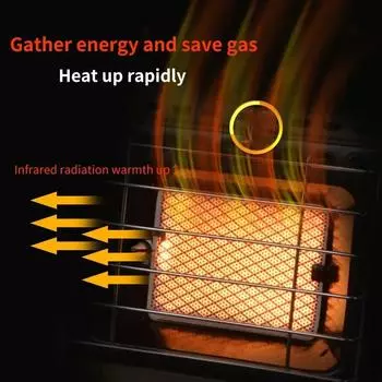 1,5 кВт наружная нагревательная плита кассетная печь для барбекю портативный газовый обогреватель для кемпинга палатка для кемпинга горелка для рыбалки грелка для рук зелёный