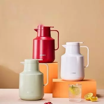 1,5 л большой емкости стеклянный внутренний пузырь чайник теплоизоляционный горшок бытовой герметичный вакуумный термос кофейник 1500ml