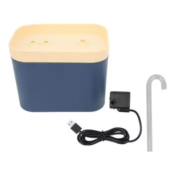 1,5 л фонтан для кошек с бесшумной автоматической циркуляцией потока, водонепроницаемый питьевой фонтан для домашних животных с