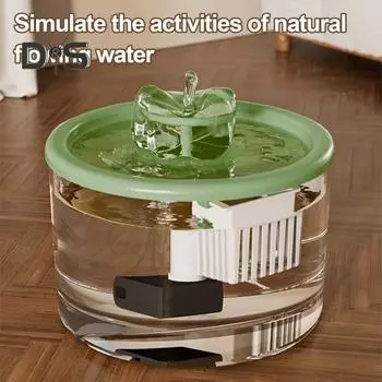 1,5 л фонтанчик для кошек автоматический питьевой фонтанчик для домашних животных тихий диспенсер для воды для домашних животных с прозрачным резервуаром для домашних кошек и собак синий