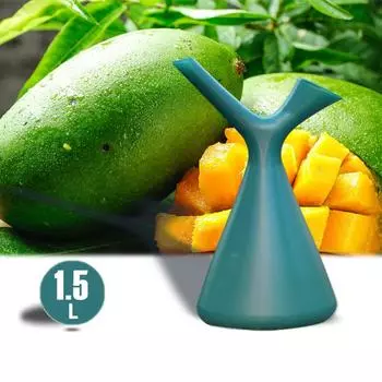 1,5 л Лейка для цветов с длинным горлом Пластиковый горшок для полива растений Домашняя бутылка для питья Распылительная насадка Разбрызгиватель Садовые принадлежности синий