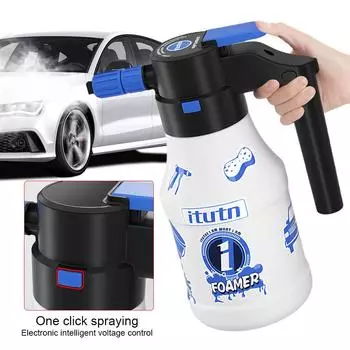 1,5 л пенный распылитель для мытья автомобиля USB-аккумуляторный пенный насос лейка для мытья автомобиля Электрический водяной пистолет Инструменты для мытья автомобиля CHINA