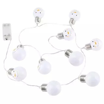 1,5 м 10 светодиодных лампочек Fairy String DIY Festival Garden Yard Decoration теплый белый цвет