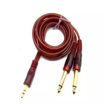 1,5 м 3,5 мм до 6,35 мм разъем кабеля разъем аудио провод микшера усилитель мощности провод шнур коричневый
