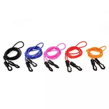 1,5 м 4 мм эластичный шнур для каяка, каноэ, амортизатор, крюк, веревка чёрный