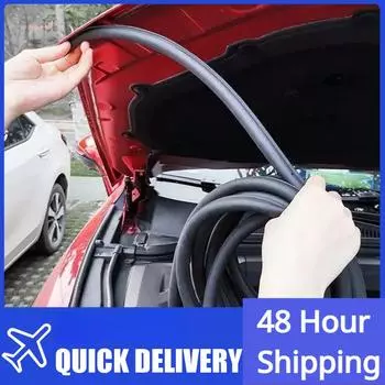 1-5 м автомобильные резиновые уплотнители для автомобильной уплотнительной ленты большого типа D, уплотнительная лента для капота, универсальная шумоизоляция, резиновая дверь автомобиля из EPDM